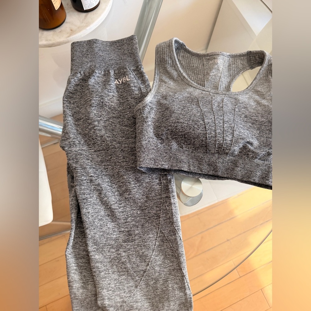 AYBL Heather Gray Activewear Set
